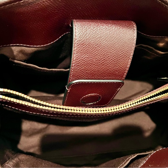 COACH - Red Brown Leather Studded Satchel Limited Edition Runway Model - RARE!! - Picture 11 of 16